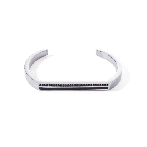 Браслет Coeur de Lion Black-Silver 18, 0133/32-1317 18