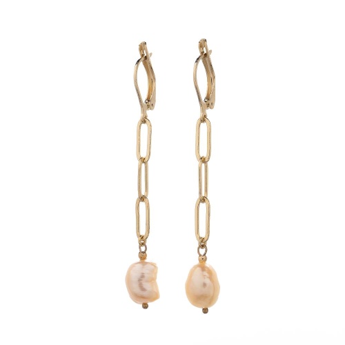 Серьги Lanzerotti, Pesca, с жемчугом, LZ-24.05-274 золотистый