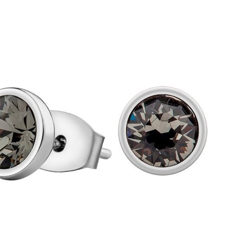 Пусеты Fiore Luna Black Diamond SWE298 BLD S фото 2