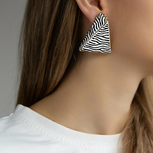 Серьги Francesca Bianchi, с эмалью, FB25.2-84S золотистый фото 2