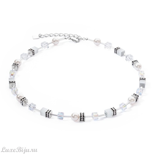 Колье Coeur de Lion White-Silver, 4081/10-1417
