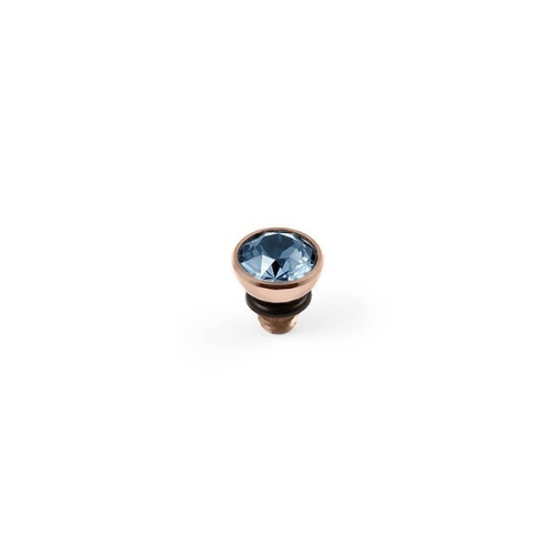 Шарм Qudo Bottone Light Sapphire 5 мм 630095 BL/RG фото 2