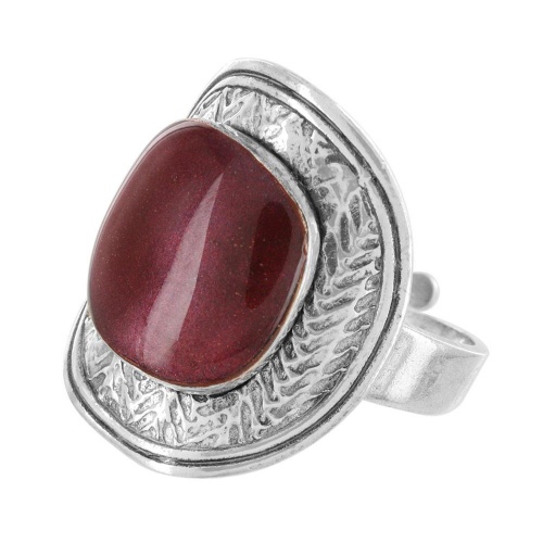 Кольцо TARATATA, Ceramik, разъемное, с цветной смолой, TT-W23-06426-108 коричневый фото 5