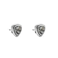 Серьги Ciclon, Fortuna, с кристаллом, CN-251600 серый