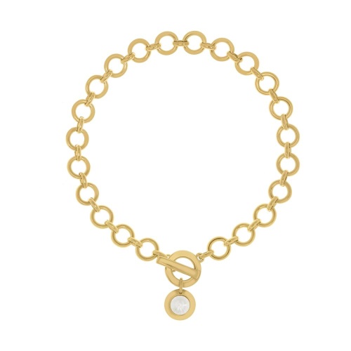 Колье VIDDA, Sweet, с кристаллом Swarovski, VD24.1-01853 хрустальный, 45см