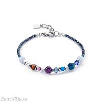 Браслет Coeur de Lion Purple-Blue, 4345/30-0807