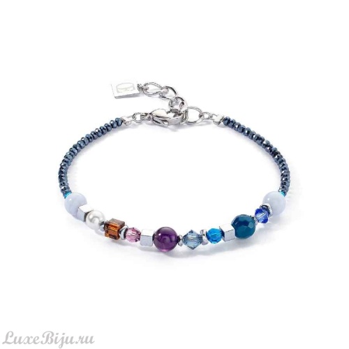 Браслет Coeur de Lion Purple-Blue, 4345/30-0807