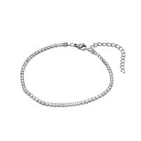 Браслет Dansk Copenhagen, Joy Waterproof, с фианитами, DNSK25.2-7W2401047 серебристый