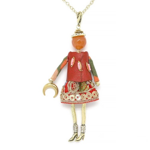 Подвеска Miamelie, кукла Эвелия, MiA-2602-CL7412 золотистый фото 4