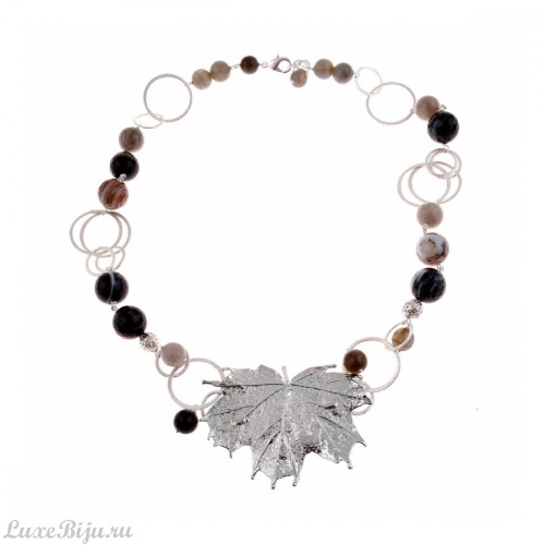 Колье Ester Bijoux Канадский Клён CL1060-S BW