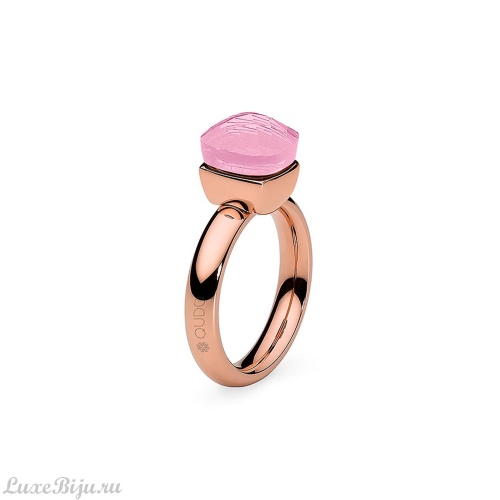 Кольцо Qudo Firenze light rose 17.2 мм 610279 R/RG