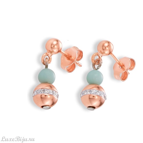 Серьги Coeur de Lion Mint Green 4992/21-0522