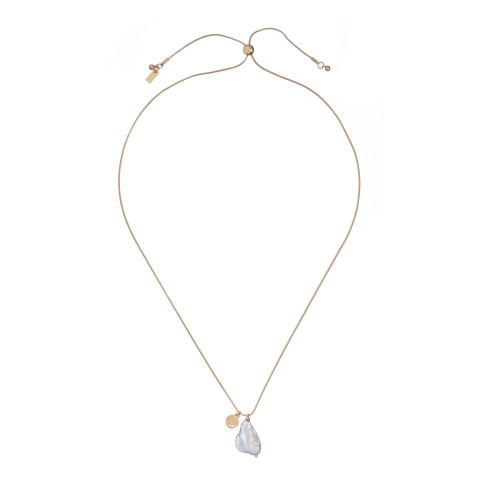 Колье Dansk Copenhagen, Audrey, с жемчугом, DNSK26.1-9C2401064 золотистый