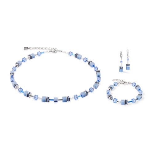 Серьги Coeur de Lion Blue-Silver, 4020/20-0717 фото 8