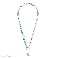 Колье Coeur de Lion Blue-Turquoise, 4712/10-0706