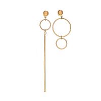 Серьги Dansk Copenhagen, Theia, асимметричные, DNSK25.2-3C2401019 золотистый