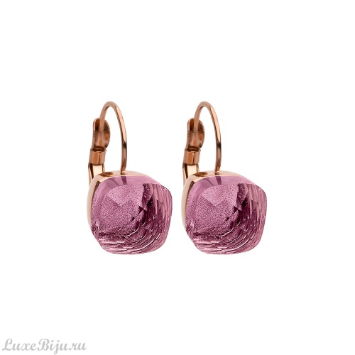 Серьги Qudo Firenze light rose 304176 R/RG