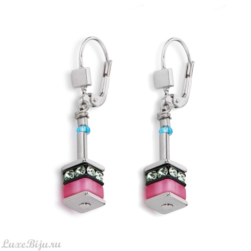 Серьги Coeur de Lion Multicolor Pastel 4409/20-1522