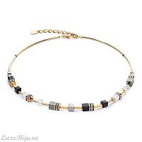 Колье Coeur de Lion Black-White-Grey, 2800/10-1333