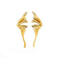 Серьги Dansk Copenhagen, Courage Waterproof, фактурные, DNSK26.1-3W2501013 золотистый