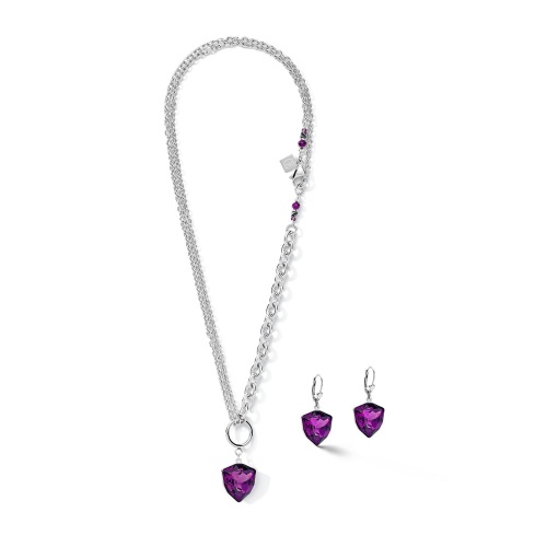 Колье Coeur de Lion Magic Crystal Amethyst, 5054/10-0824 фото 15