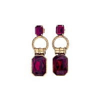 Серьги Celeste G, с кристаллами Swarovski, CS26.1-1724 красный