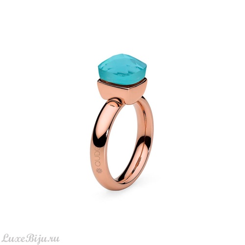 Кольцо Qudo Firenze turquoise 16.5 мм 611543/16.5 BL/RG