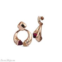 Серьги Boccadamo Caleida KOR022RS  R/BR/RG