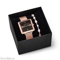Комплект Coeur de Lion Mocha Rose Gold 7621/53-1636