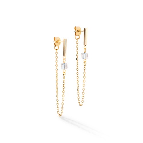 Серьги Coeur de Lion Black-Gold, 5076/21-1316