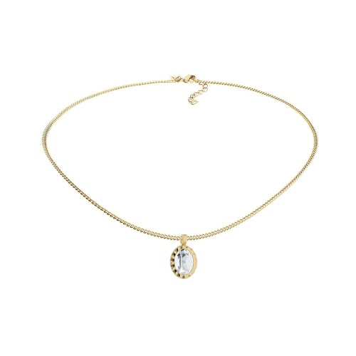 Колье Qudo TIVOLA UNICA big (G/P) Crystal 3cm, 420501 фото 3