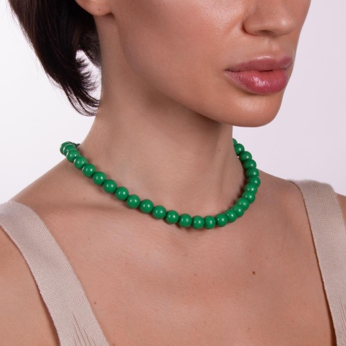 Колье Moon Paris, Valentine, с акриловыми бусинами, MVL-22.12-002 зеленый фото 2