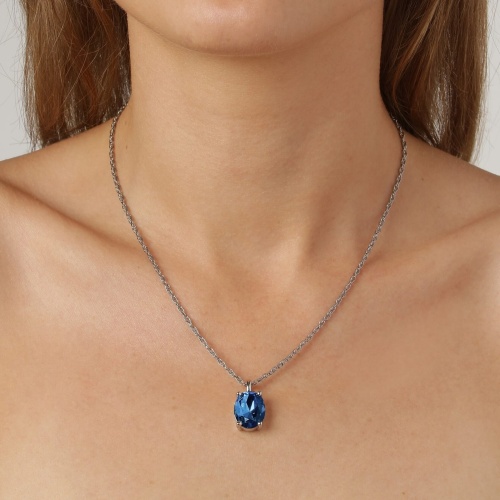 Колье Dyrberg Kern BARGA SS ROYAL BLUE, 430151 фото 3
