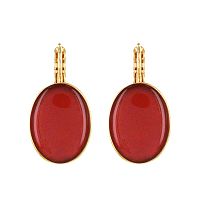 Серьги TARATATA, Olive, с прозрачной смолой и слюдяным порошком, TT-W25-02715-203 красный