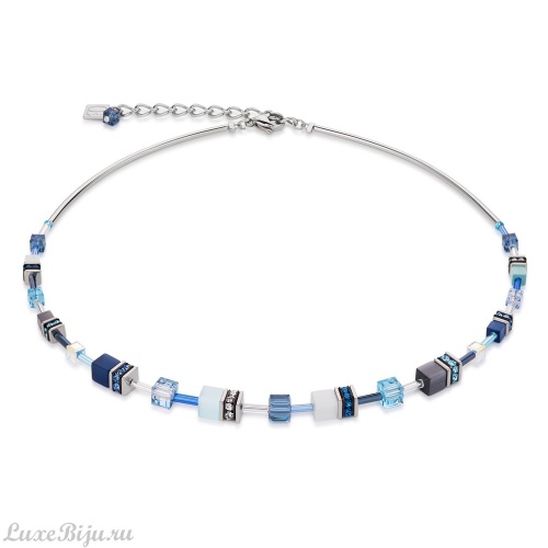 Колье Coeur de Lion Blue-aqua 4910/10-0737