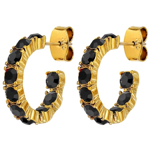 Серьги Dyrberg Kern RAQUEL SG BLACK, 470113 фото 3