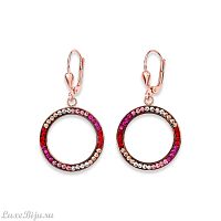 Серьги Coeur de Lion Red-Rose 4957/20-0319