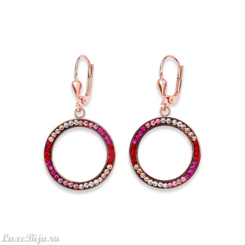 Серьги Coeur de Lion Red-Rose 4957/20-0319