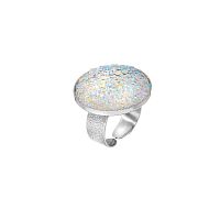 Кольцо Catherine Bijoux, Moon sparkle, разъемное, с кристаллами, CB25.1-5285DS серебристый