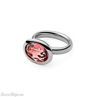 Кольцо Qudo Tivola Rose Peach 16.5 мм 631811 R/S