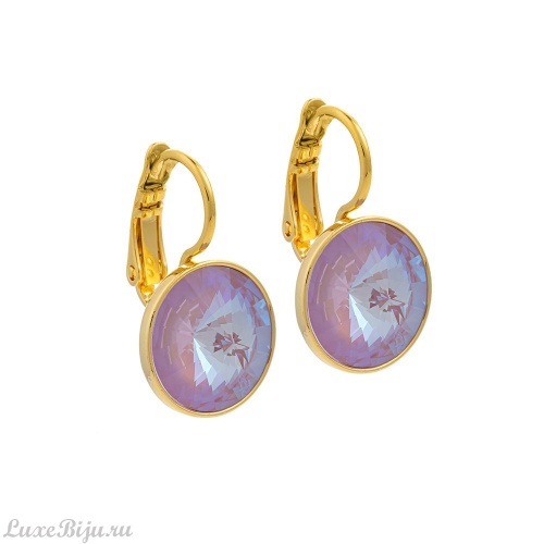 Серьги Fiore Luna Lavender Delight A1903.10 V/G