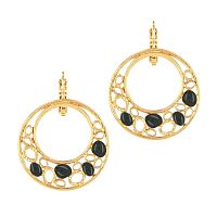 Серьги TARATATA, Fusain, с расписанной вручную цветной смолой, TT-H26-04734-20G серый