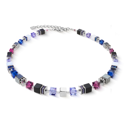 Колье Coeur de Lion Blue-Purple, 3039/10-0708