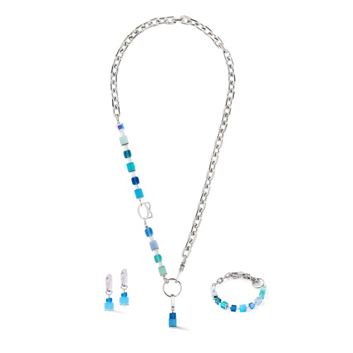 Серьги Coeur de Lion Blue-Turquoise, 4712/21-0706 фото 8