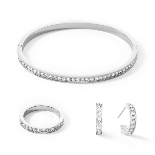 Серьги Coeur de Lion Crystal-Silver, 0127/21-1817 фото 4