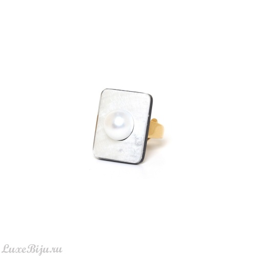 Кольцо Nature Bijoux, Moonlight, разъемное, ракушка Capiz, смола, жемчуг, NB24.1-19-25135 белый