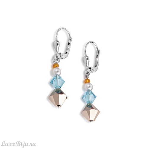 Серьги Coeur de Lion Multicolour Pastel 4873/20-1522