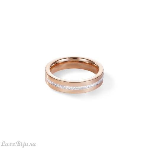 Кольцо Coeur de Lion Crystal-Rosegold 17.2 мм 0226/40-1800 54