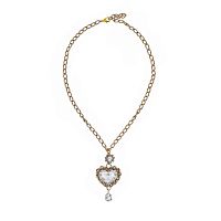Колье Celeste G, с кристаллами Swarovski и фианитами, CS26.1-2237 хрустальный
