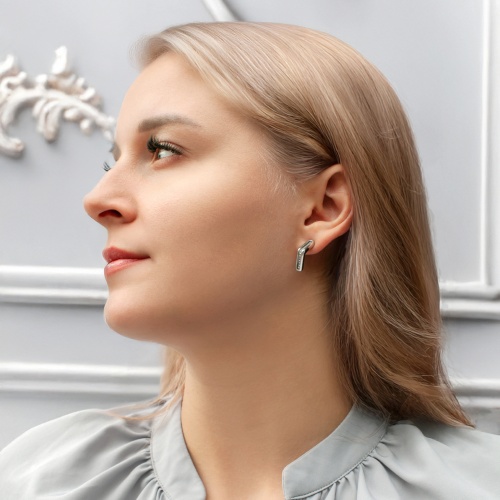 Серьги Fiore Luna Crystal, A2410SW-E01.1 BW/S фото 4